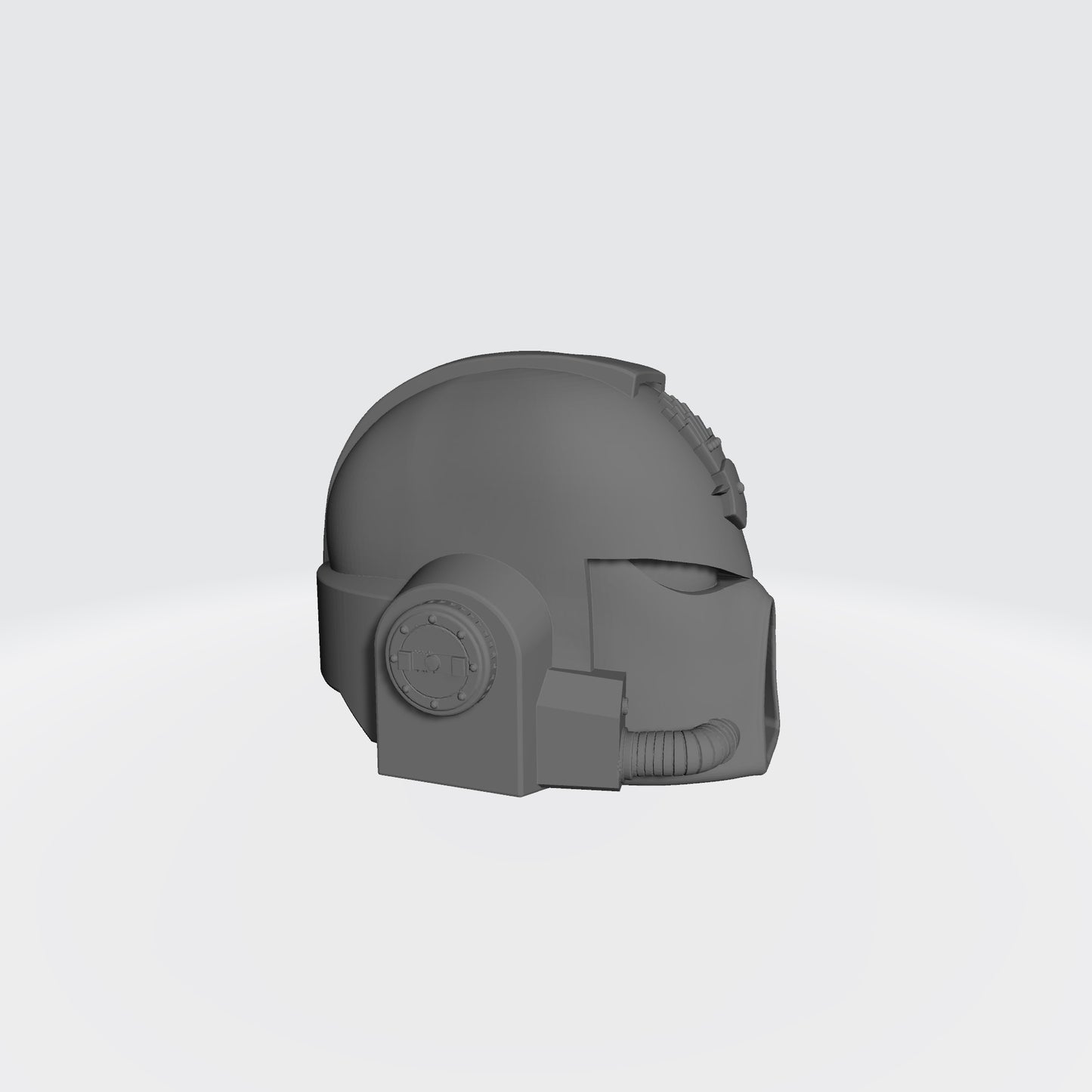 Space Marine Iron Hands Legion Mark VII Helmet for McFarlane Toys Space Marine Action Figures