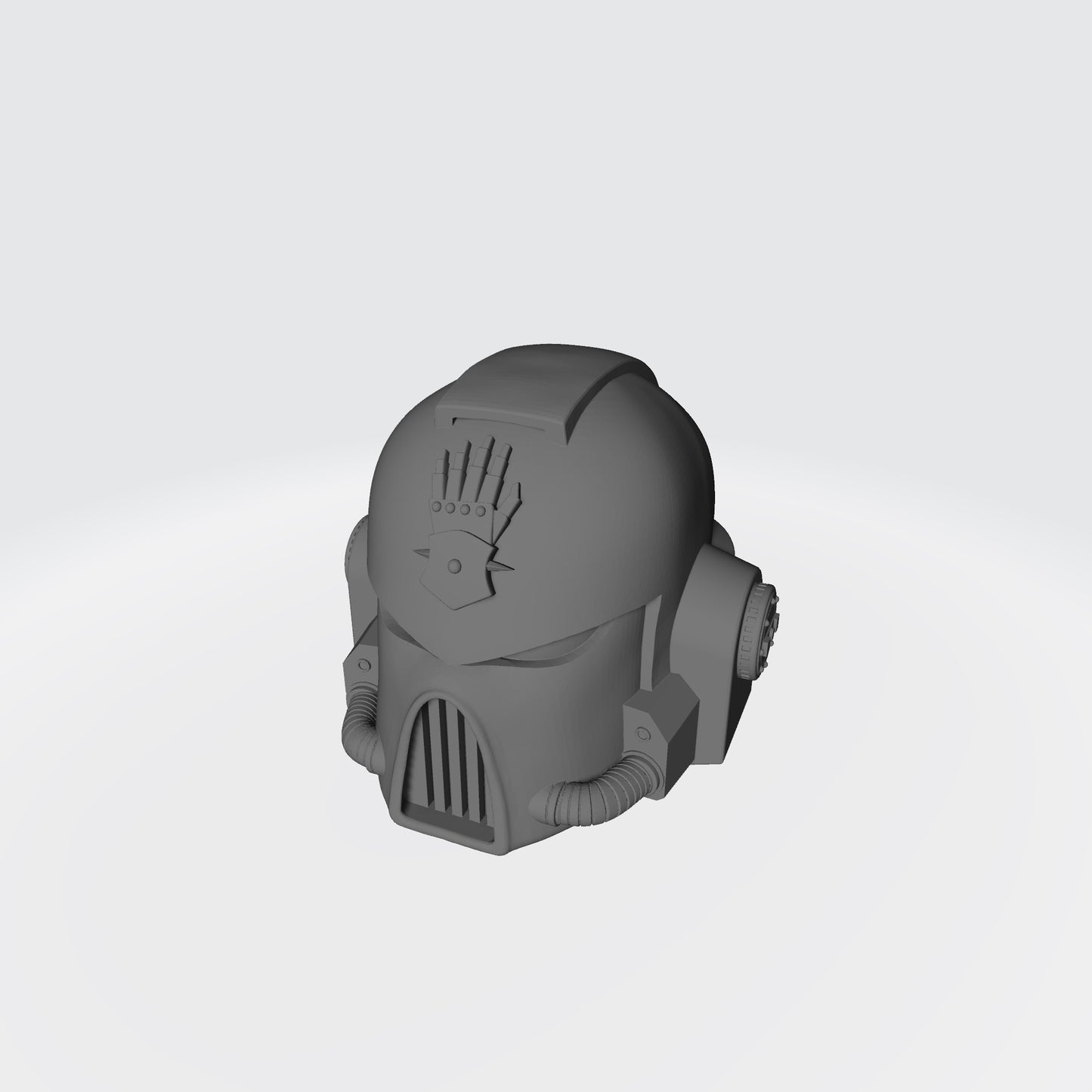 Space Marine Iron Hands Legion Mark VII Helmet for McFarlane Toys Space Marine Action Figures Top