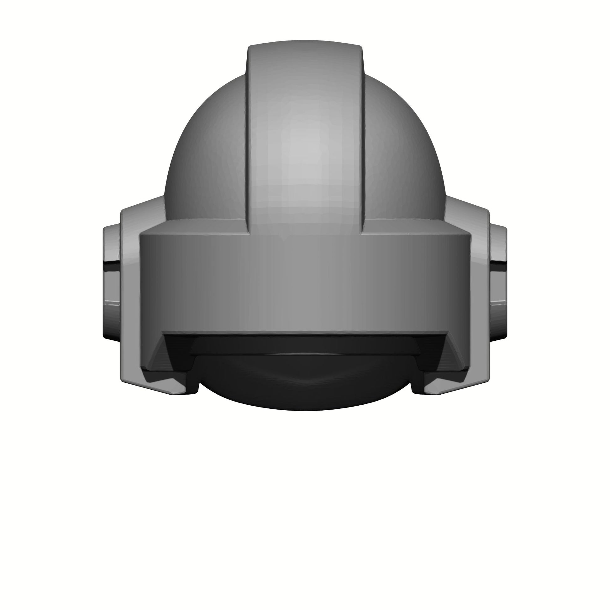 Back of the Raven Gaurd MKVI Helmet Compatible with McFarlane Toys Space Marine Action Figures