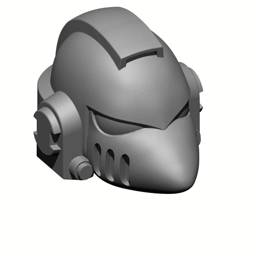 Raven Gaurd MKVI Helmet Compatible with McFarlane Toys Space Marine Action Figures by Fantasy World Games