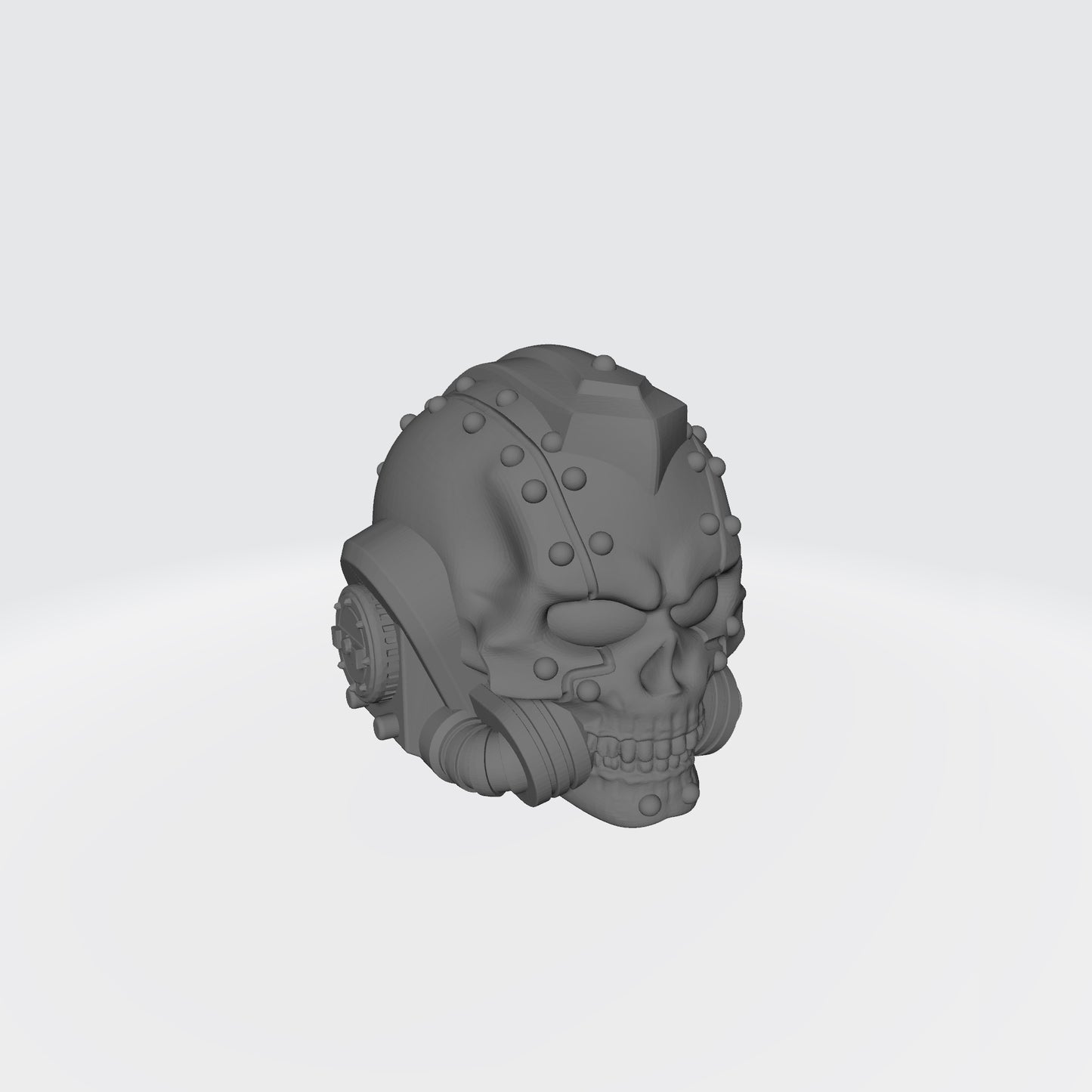 Chaplain Grimaldus Skull Helmet for McFarlane Toys Grimdark Marine Action Figures