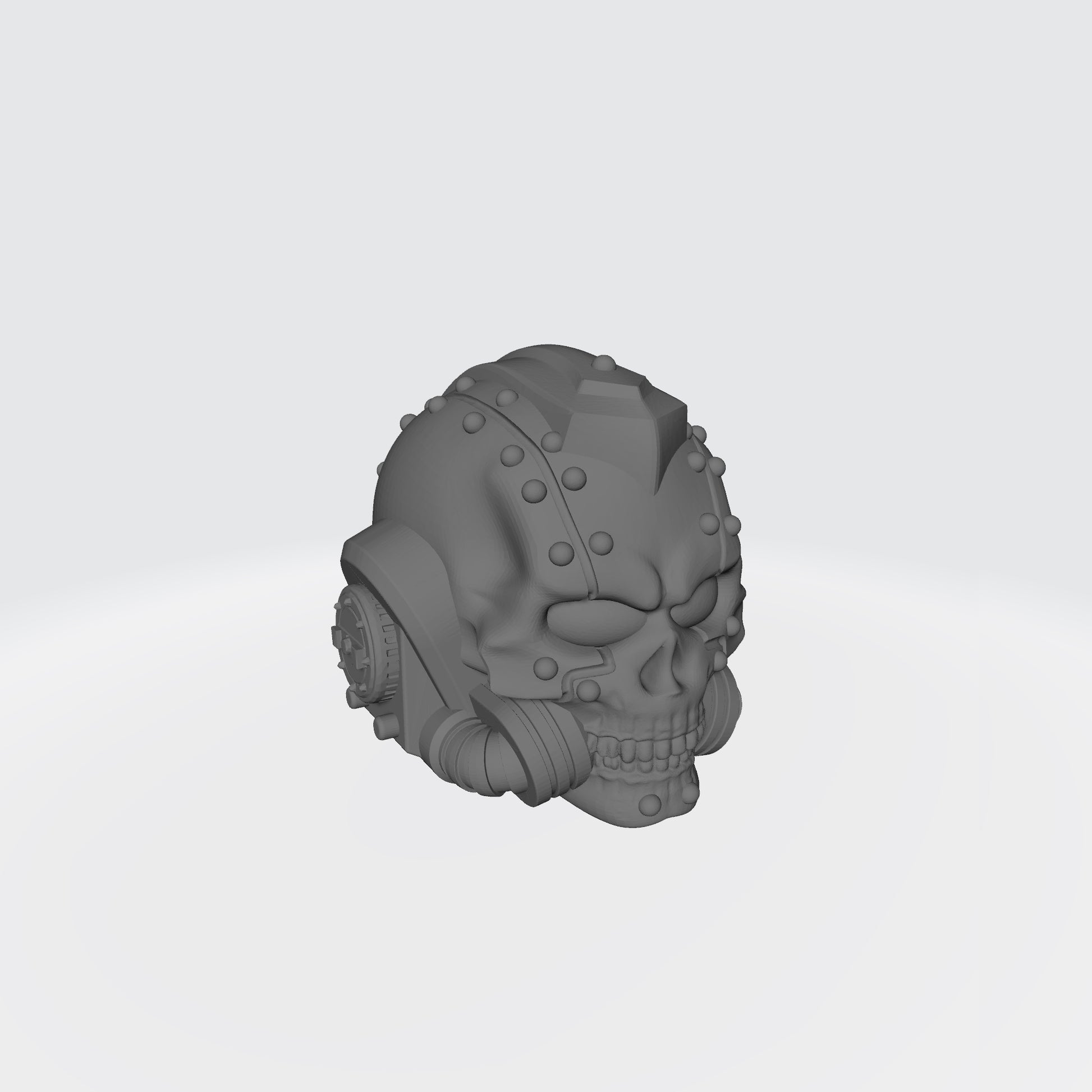 Chaplain Grimaldus Skull Helmet for McFarlane Toys Grimdark Marine Action Figures
