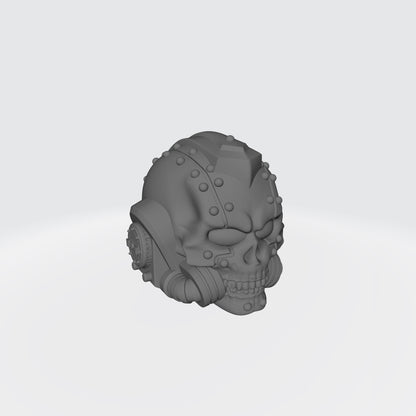 Chaplain Grimaldus Skull Helmet for McFarlane Toys Grimdark Marine Action Figures