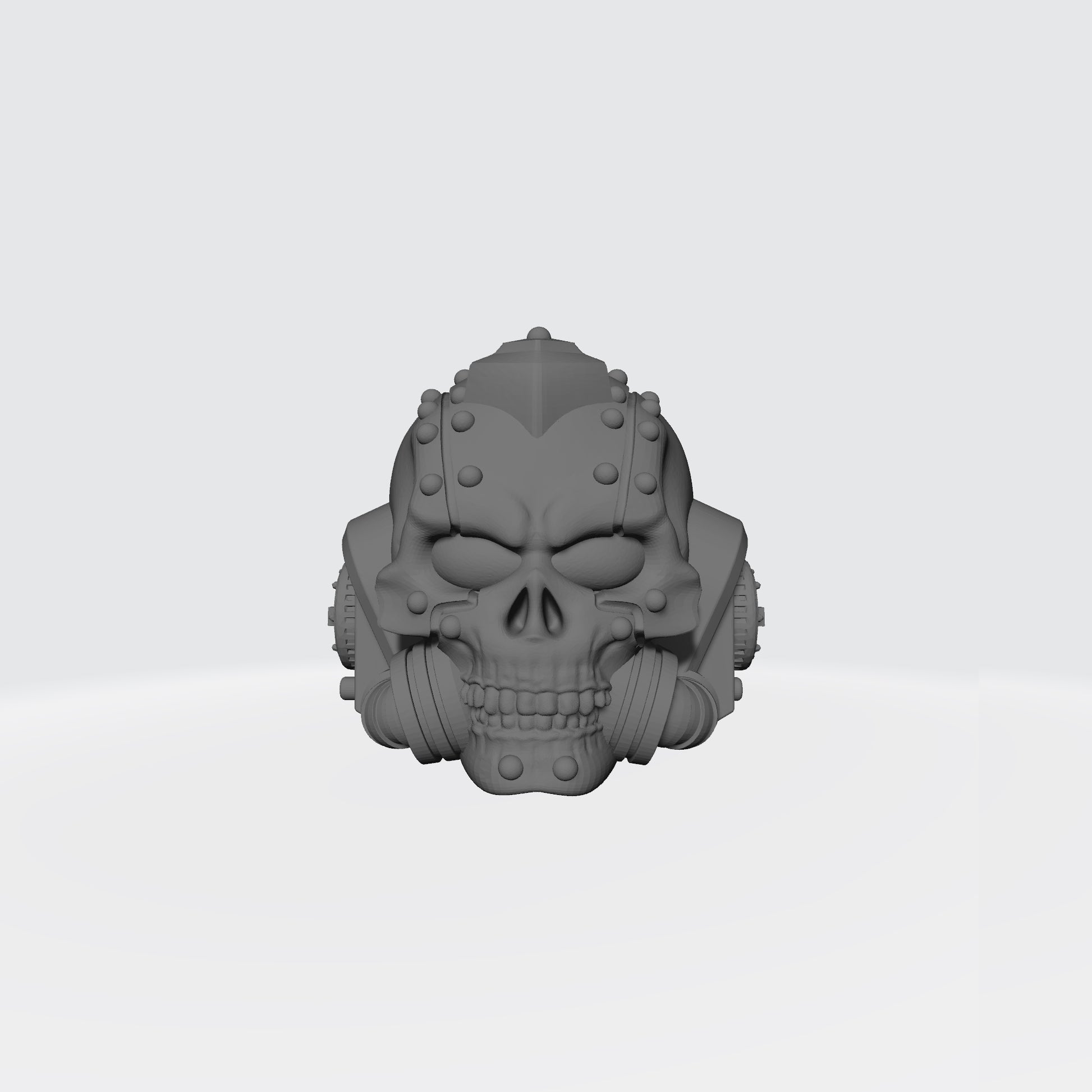 Space Marine Chaplain Grimaldus Skull Helmet for McFarlane Toys Grimdark Marine Action Figures