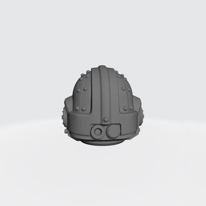 Chaplain Grimaldus Skull Helmet for McFarlane Toys Grimdark Marine Action Figures