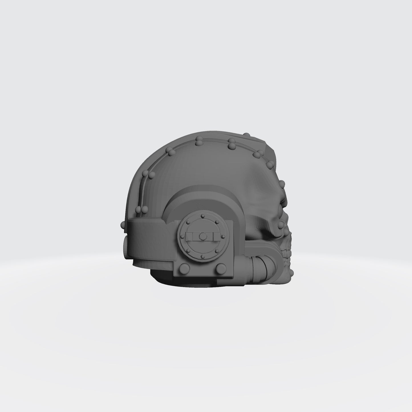 Chaplain Grimaldus Skull Helmet for McFarlane Toys Grimdark Marine Action Figures