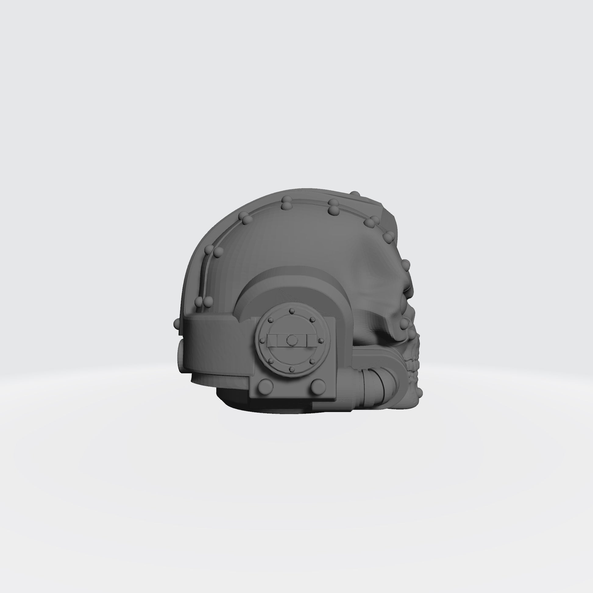 Chaplain Grimaldus Skull Helmet for McFarlane Toys Grimdark Marine Action Figures