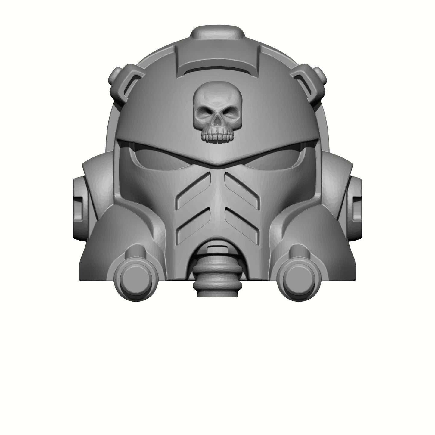 Gravis Captain Armor Mark X Helmet w Skull for McFarlane Toys Loyalist Marine Action Figures