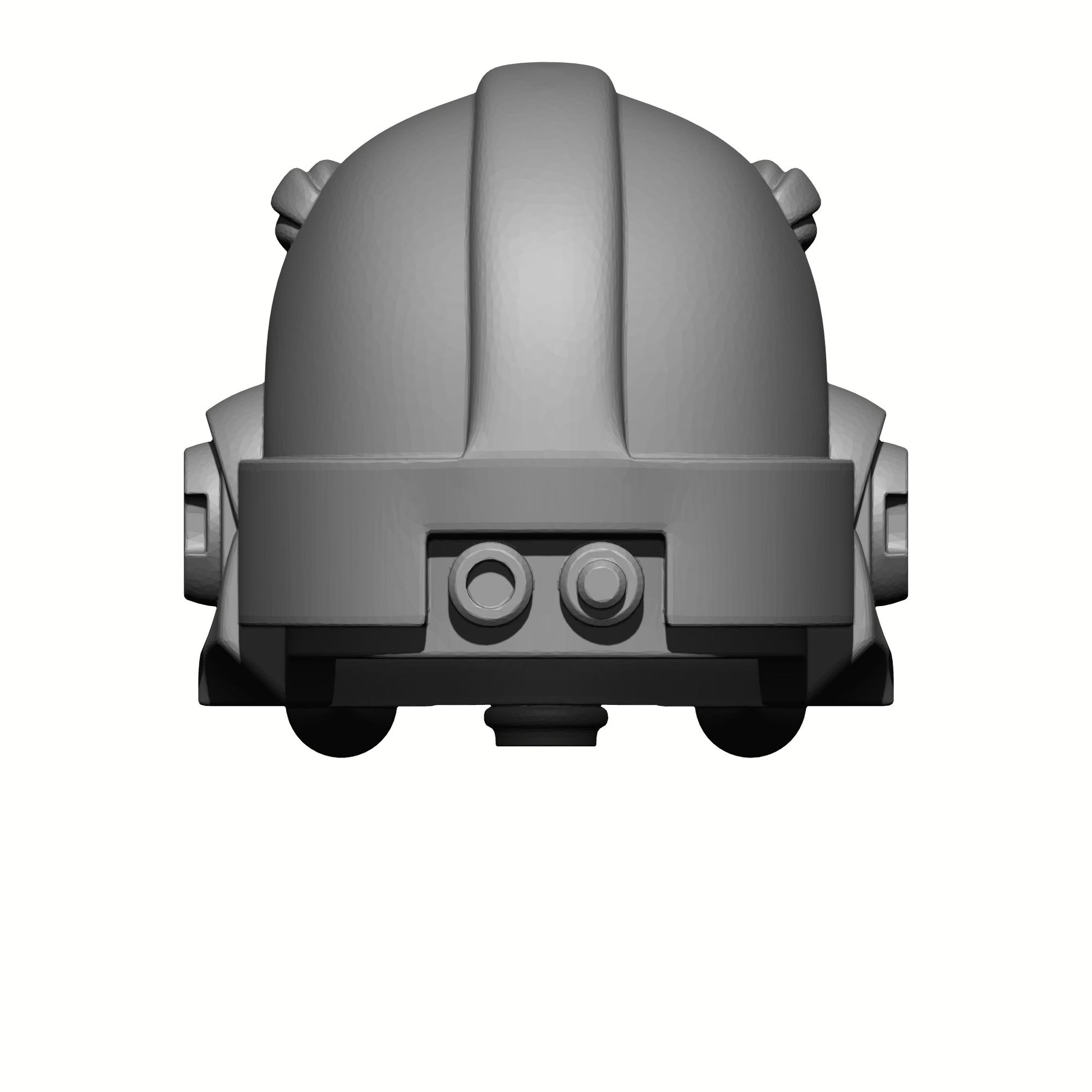 Gravis Captain Armor Mark X Helmet w Skull for McFarlane Toys Loyalist Marine Action Figures