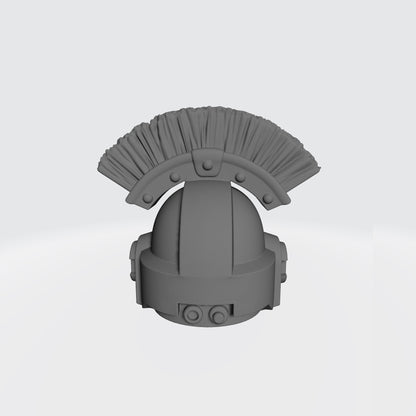 Imperial Fists MK IV Helmet with Crest Deluxe for McFarlane Toys Space Marine Action Figures