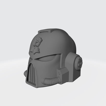 Imperial Fists MKII Aquila Helmet Deluxe for McFarlane Toys Space Marine Action Figures
