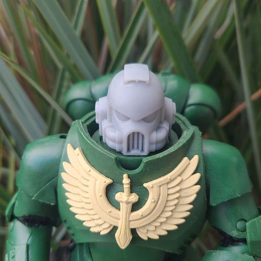 Battle Brother MK VIII Helmet with Two Hoses for McFarlane Toys Space Marine Action Figures