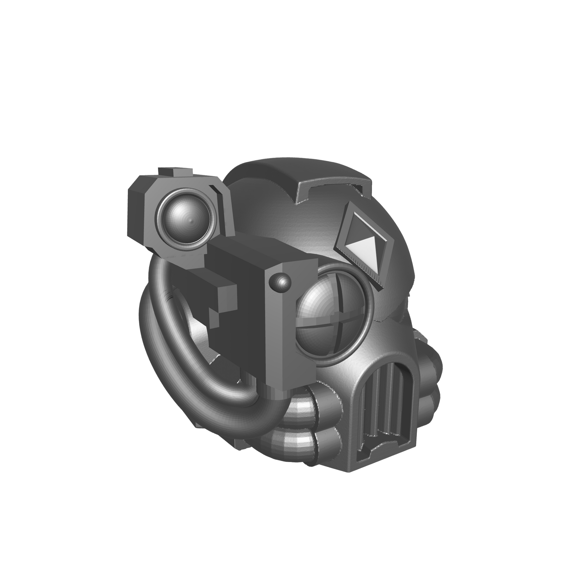 Space Wolves Legion MK VIII Helmet with Optics and Diamond on the Right for McFarlane Toys Loyalist Marine Action Figures