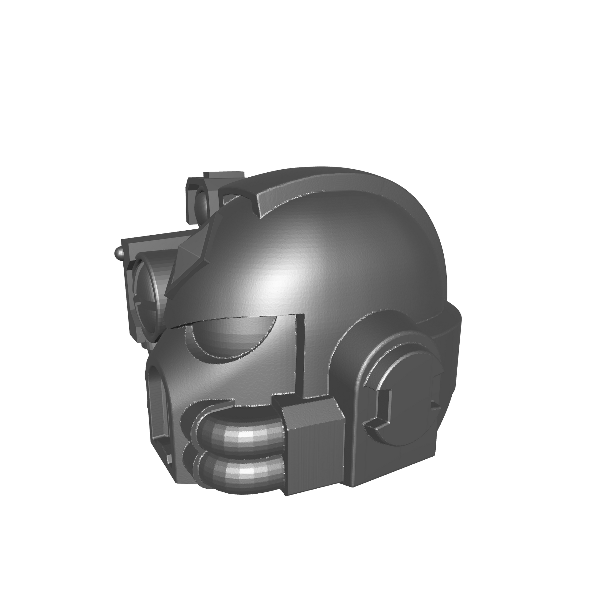 Space Wolves Legion MK VIII Helmet with Optics and Diamond on the Right for McFarlane Toys Loyalist Marine Action Figures
