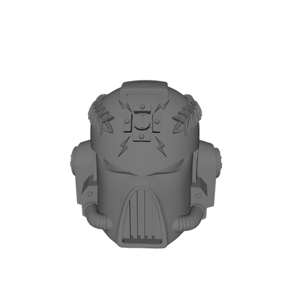 Veteran Space Marine Mark VII Helmet for McFarlane Toys Loyalist Marine Action Figures Custom 1/12th Scale Heads