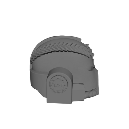 Veteran Space Marine Mark VII Helmet for McFarlane Toys Loyalist Marine Action Figures Custom 1/12th Scale Heads