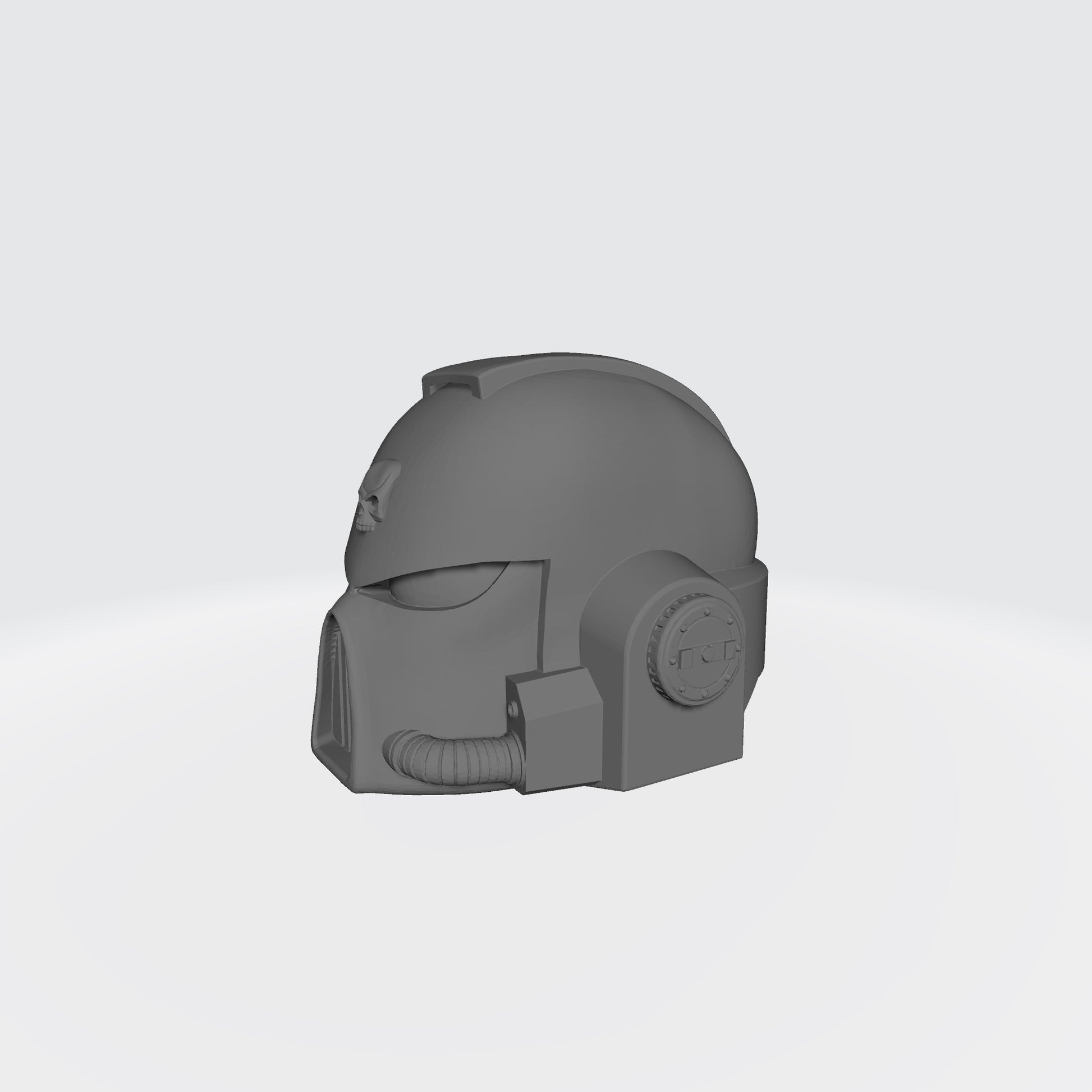 Space Marine Deathwatch Mark VII Helmet with Skull for McFarlane Toys Space Marine Action Figures