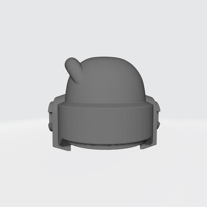 Space Wolf Helmet MKVI with Gem and Sensor Compatible with Miniatures and Action Figures