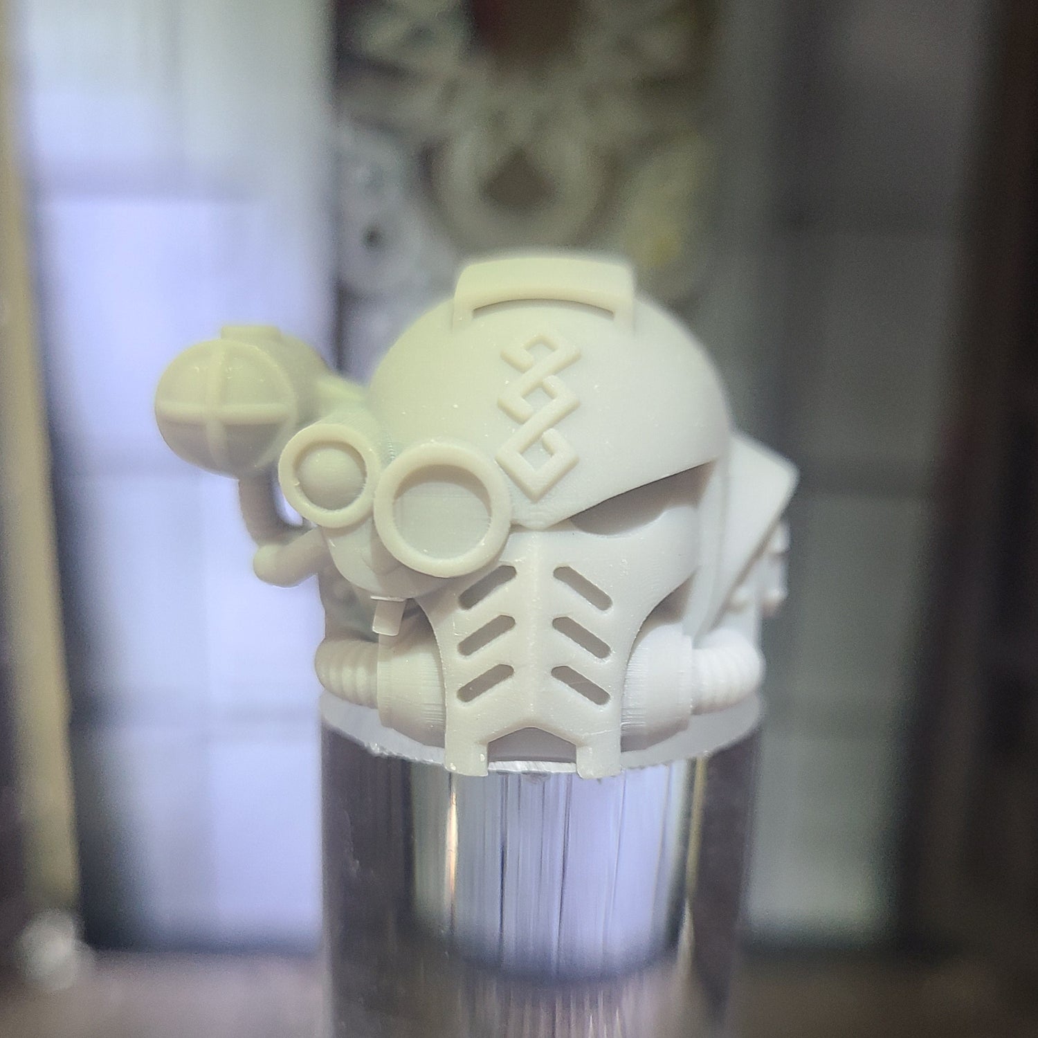 Space Marine Apothecary Helmet MKX compatible with McFarlane Toys Space Marines by Fantasy World Games