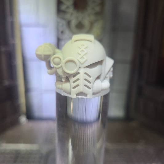 Space Marine Apothecary Helmet MKX compatible with McFarlane Toys Space Marines by Fantasy World Games