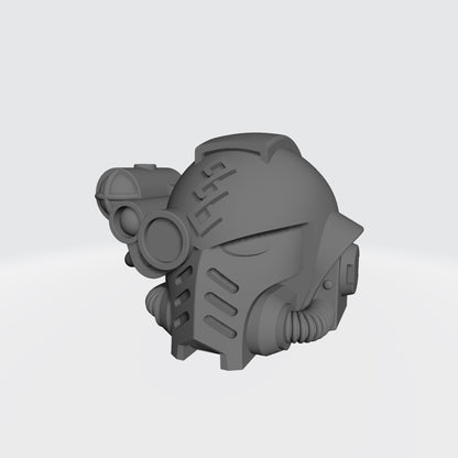 Space Marine Apothecary Helmet MKX compatible with McFarlane Toys Space Marines by Fantasy World Games