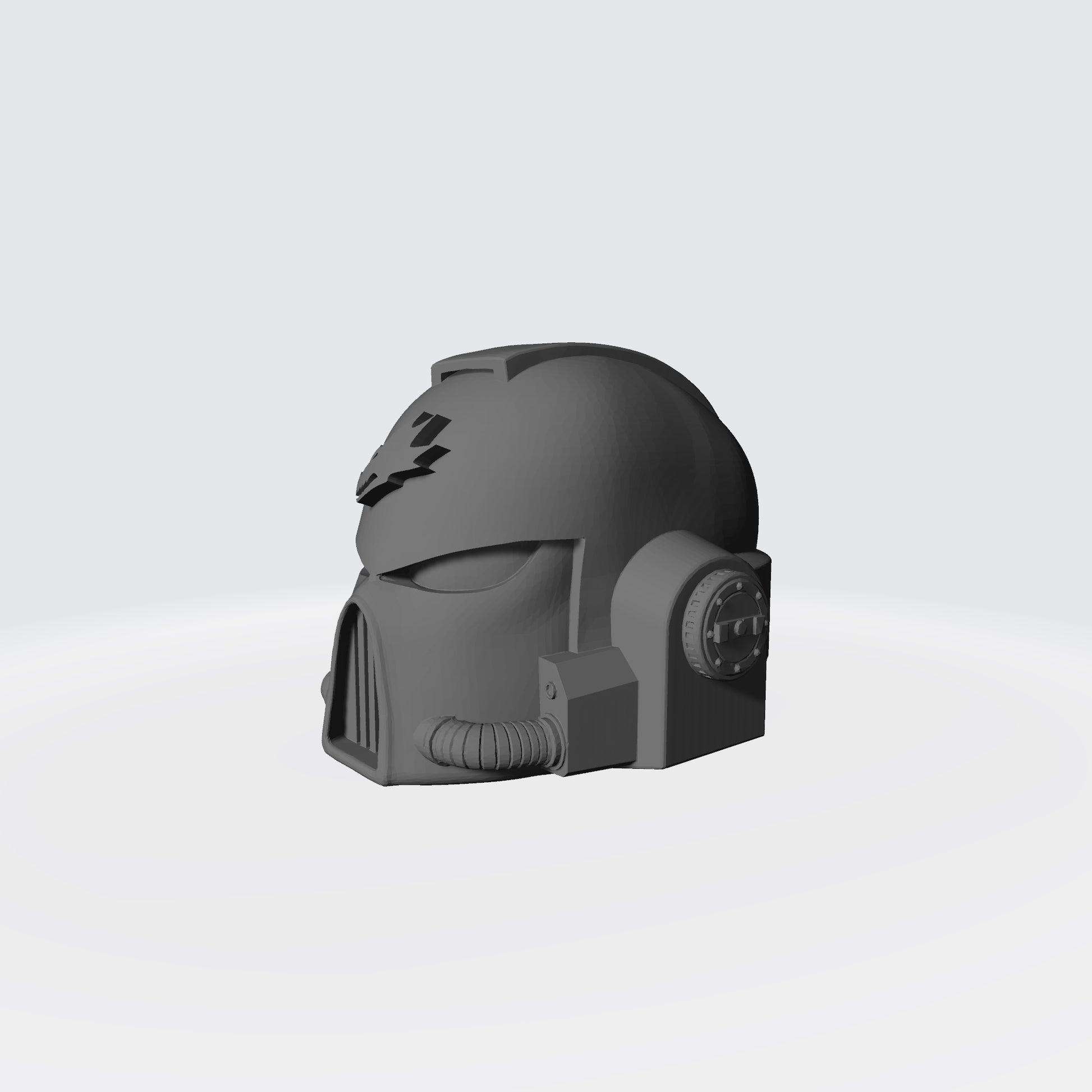 Salamanders Legion MKVII Helmet Compatible with McFarlane Space Marine Action Figures