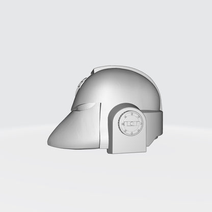 White Scars MKVI Helmet for McFarlane Toys Space Marine Action Figures