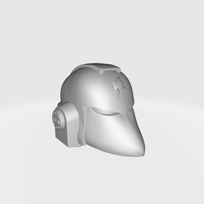 White Scars MKVI Helmet for McFarlane Toys Space Marine Action Figures