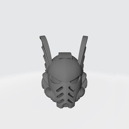Night Lords Legion Mk X Tacticus Helmet with Demon Wings compatible with McFarlane Toys Space Marines