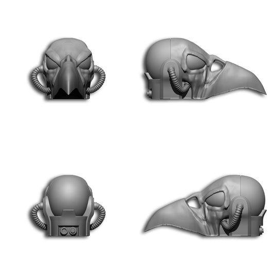 Raven Guard Raven Skull Helmet for McFarlane Toys Space Marine Action Figures