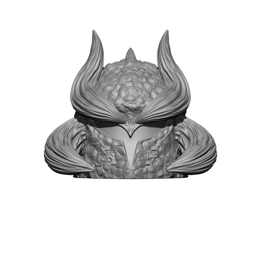 Salamanders Legion MH Elite Dragon Helmet with Horns Compatible with McFarlane Space Marine Action Figures