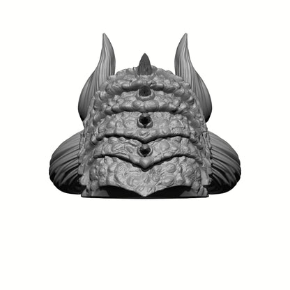 Salamanders Legion MH Elite Dragon Helmet with Horns Compatible with McFarlane Space Marine Action Figures