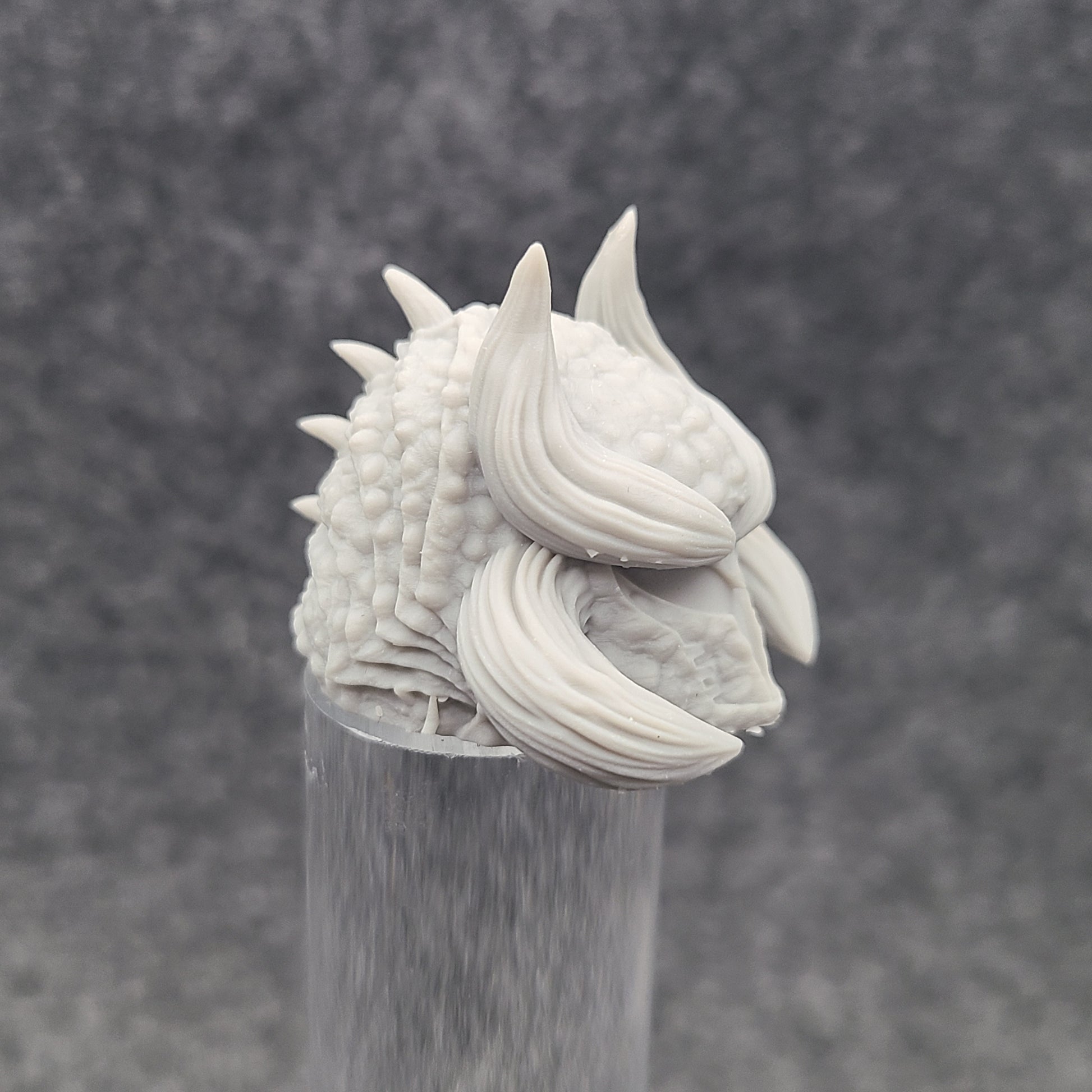 Salamanders Legion MH Elite Dragon Helmet with Horns Compatible with McFarlane Space Marine Action Figures