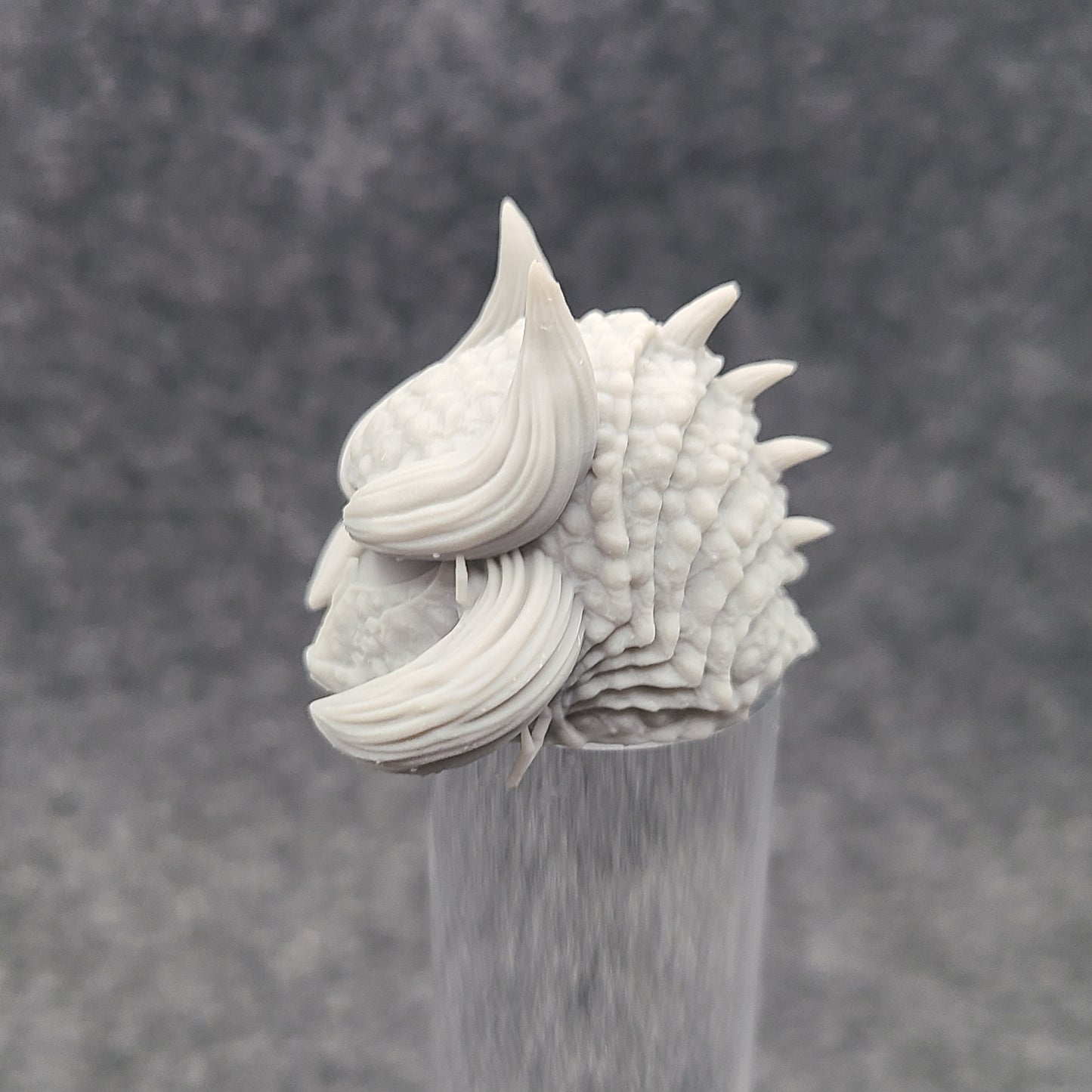 Salamanders Legion MH Elite Dragon Helmet with Horns Compatible with McFarlane Space Marine Action Figures