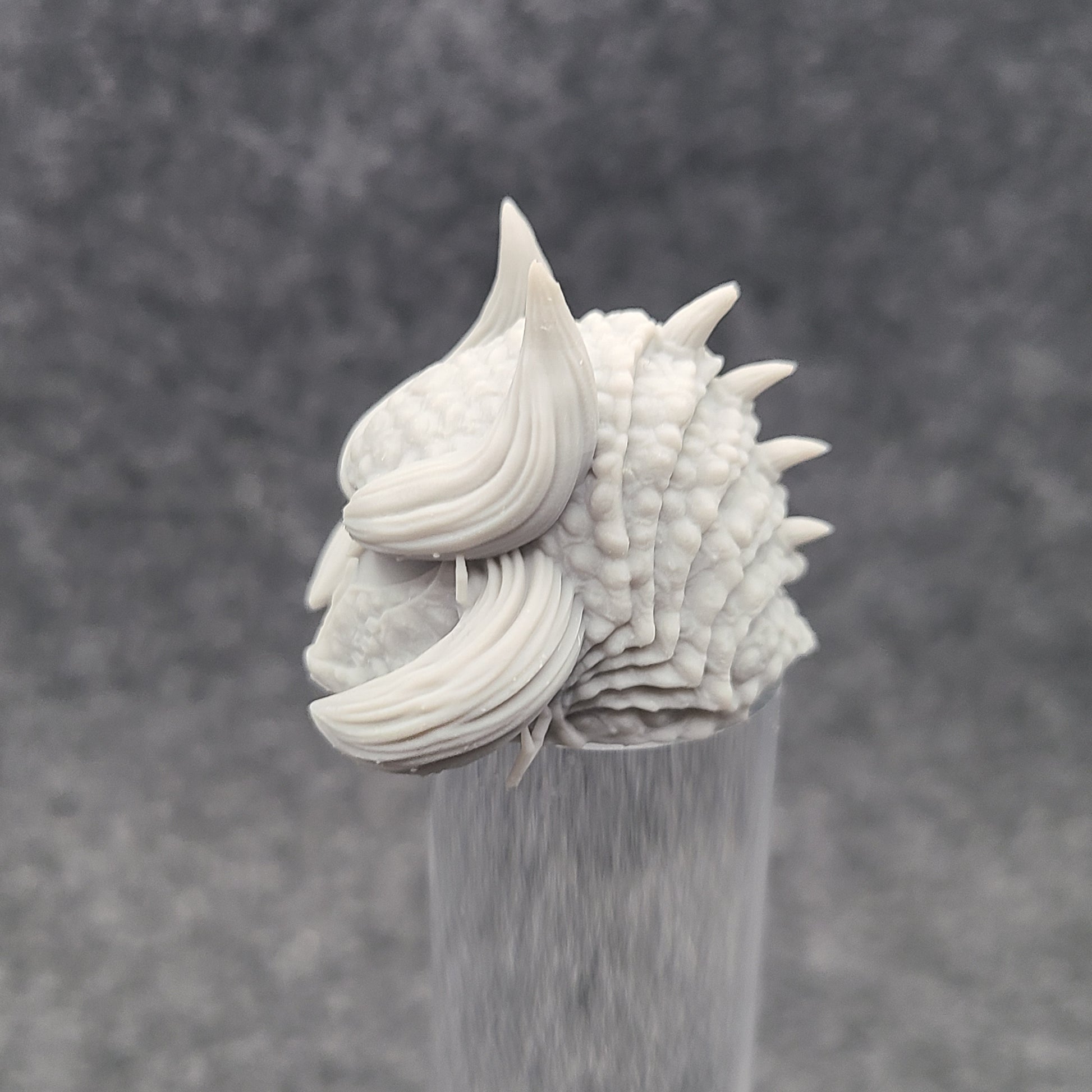 Salamanders Legion MH Elite Dragon Helmet with Horns Compatible with McFarlane Space Marine Action Figures