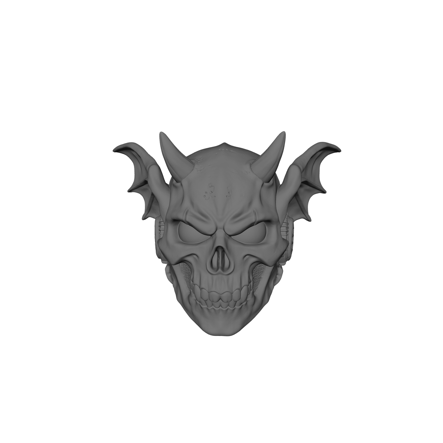 Night Terrors Warrior Order Screaming Skull Helmet V1 Compatible with McFarlane Toys 7-Inch Armored Action Figures Custom Resin Helmet
