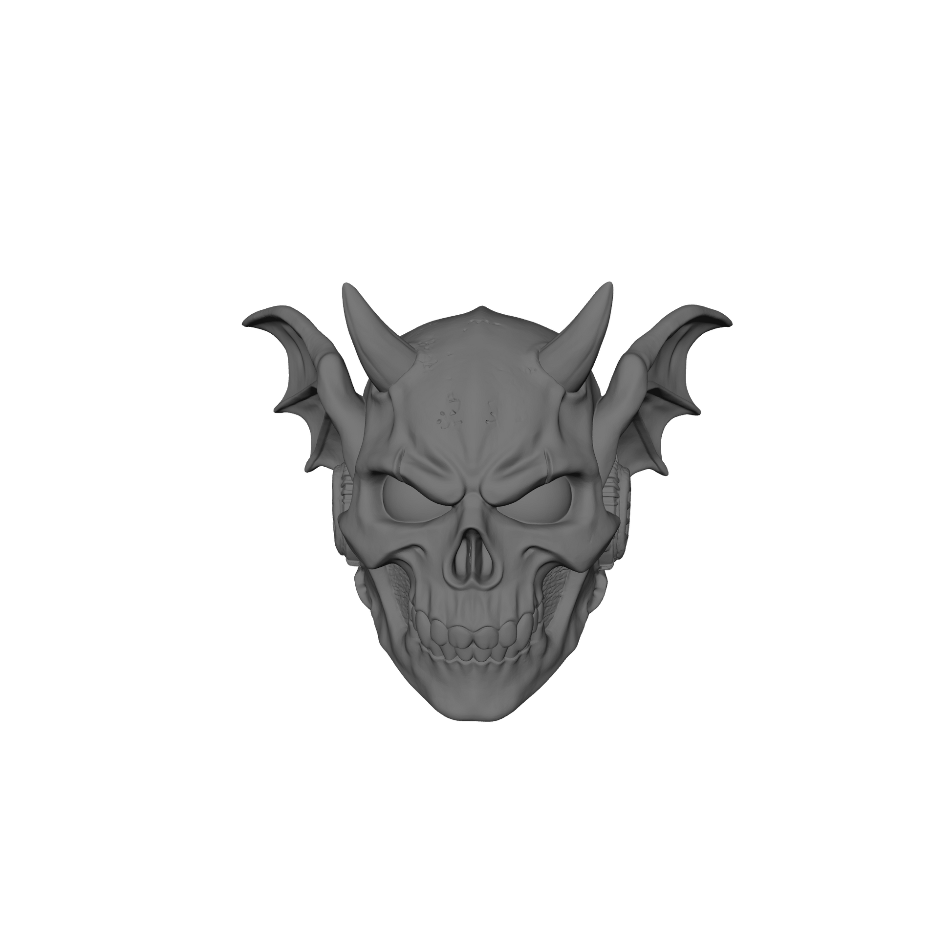 Night Terrors Warrior Order Screaming Skull Helmet V1 Compatible with McFarlane Toys 7-Inch Armored Action Figures Custom Resin Helmet