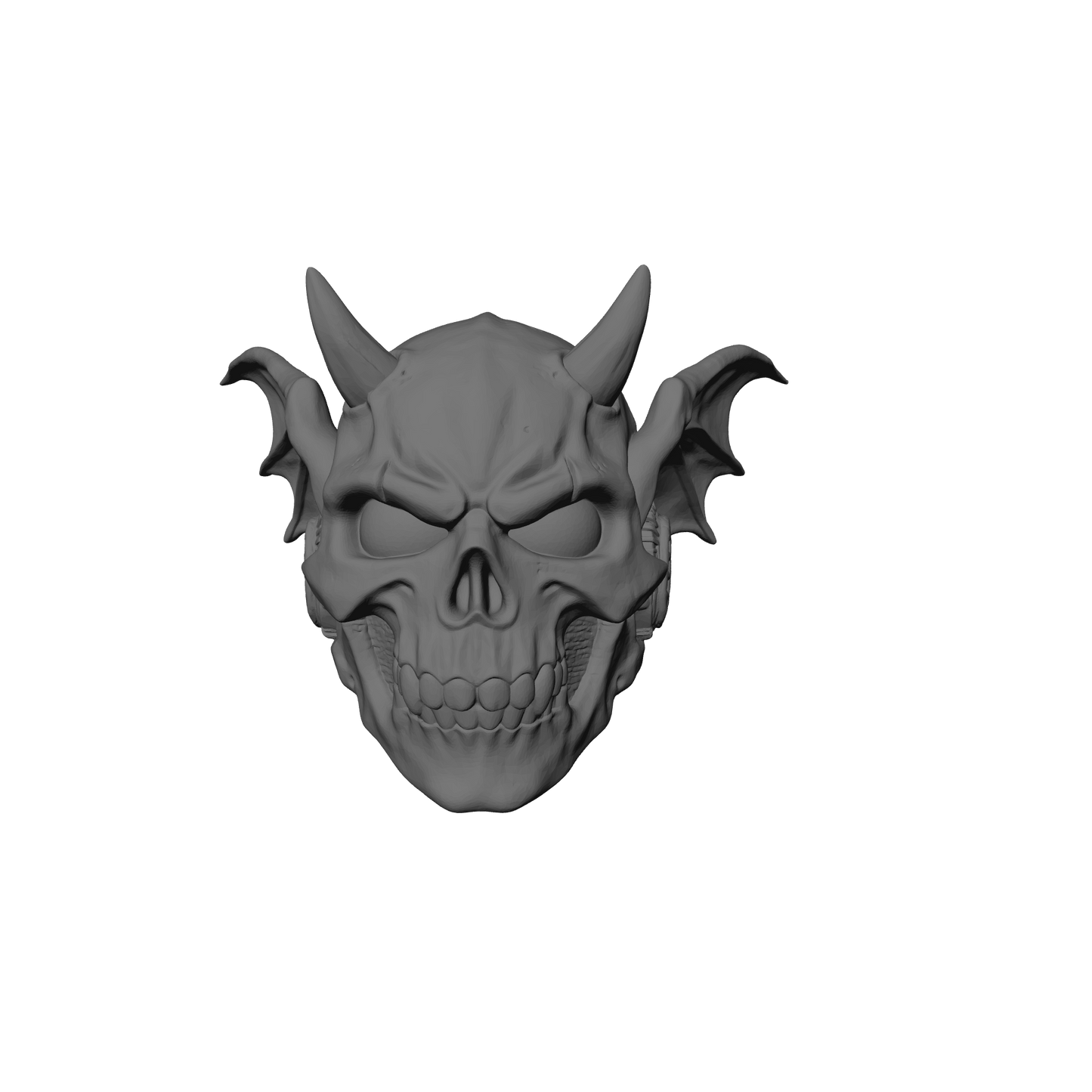 Night Terrors Warrior Order Screaming Skull Helmet V3 Compatible with McFarlane Toys 7-Inch Armored Action Figures Custom Resin Helmet