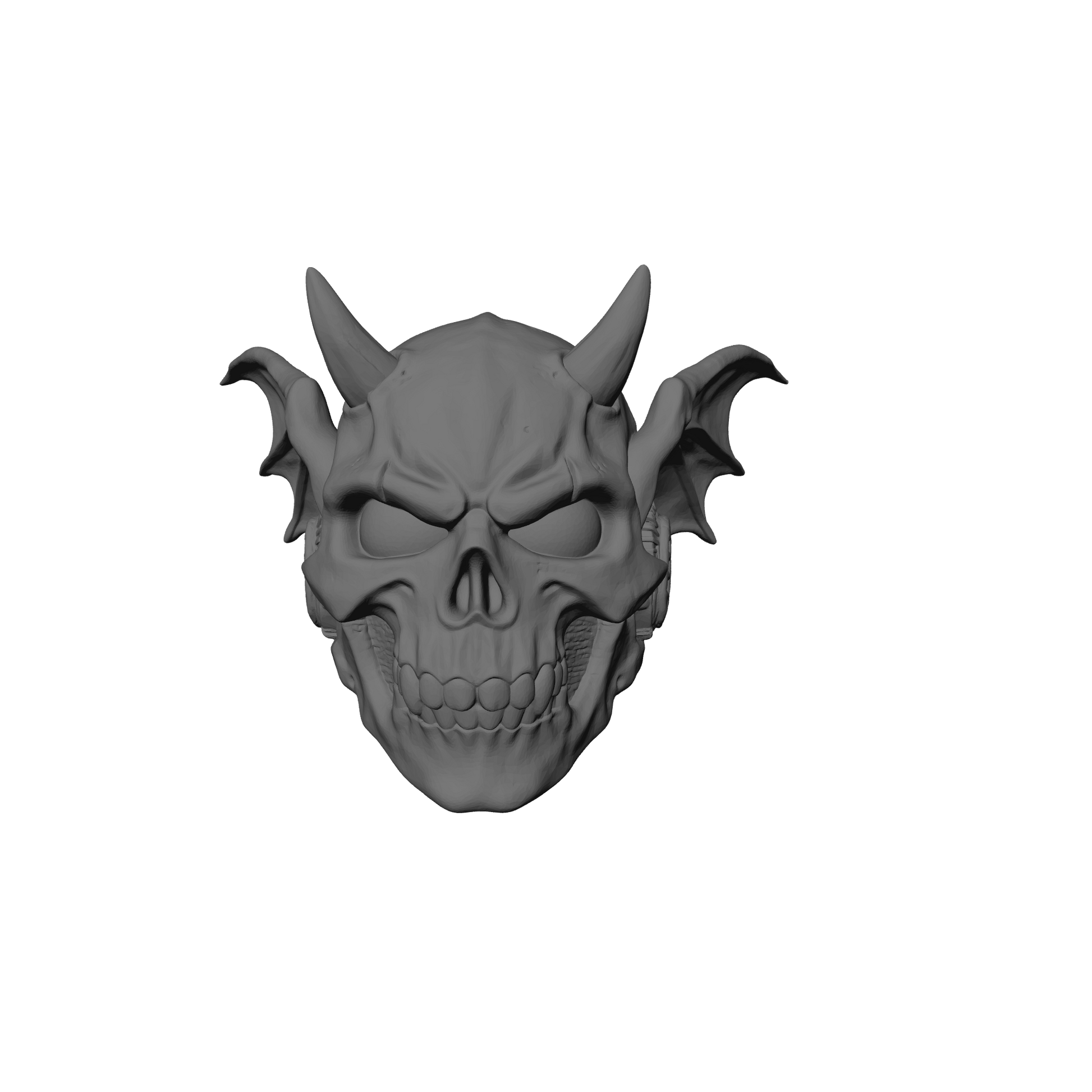 Night Terrors Warrior Order Screaming Skull Helmet V3 Compatible with McFarlane Toys 7-Inch Armored Action Figures Custom Resin Helmet