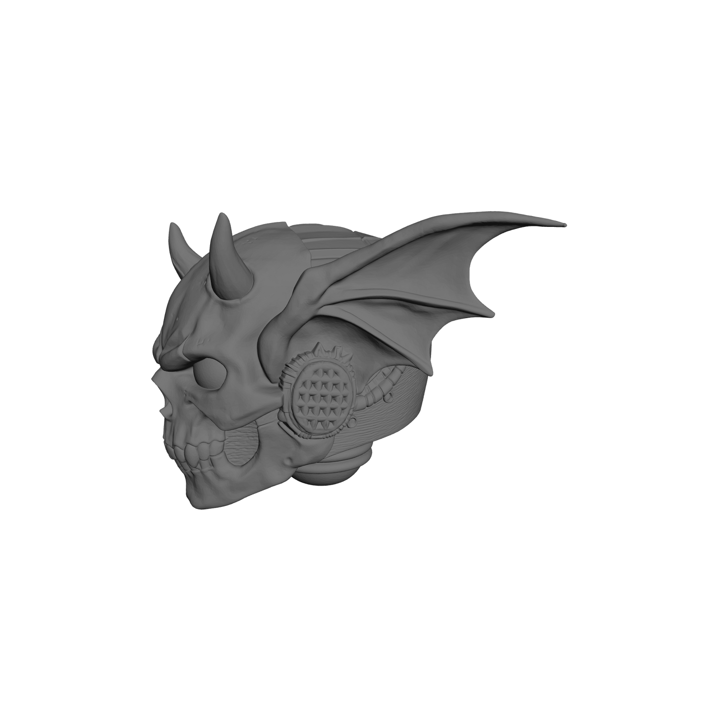 Night Terrors Warrior Order Screaming Skull Helmet V3 Compatible with McFarlane Toys 7-Inch Armored Action Figures Custom Resin Helmet