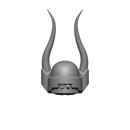 Space Crusader Helmet with Horns for McFarlane Toys Space Marine Action Figures