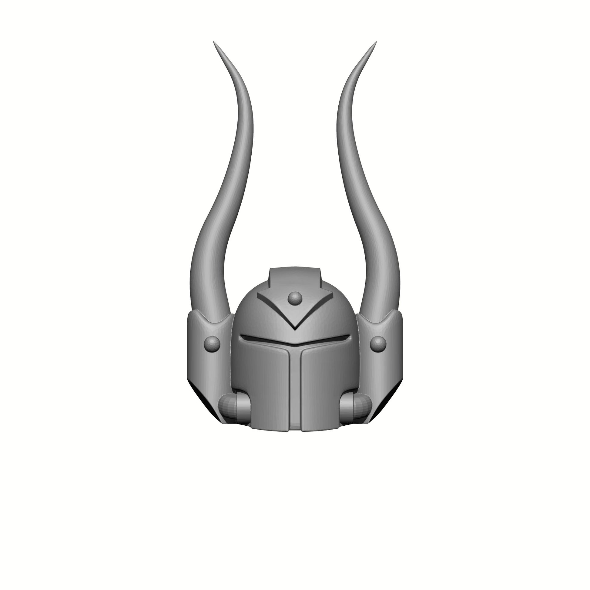 Space Crusader Helmet with Arrow and Horns for McFarlane Toys Space Marine Action Figures