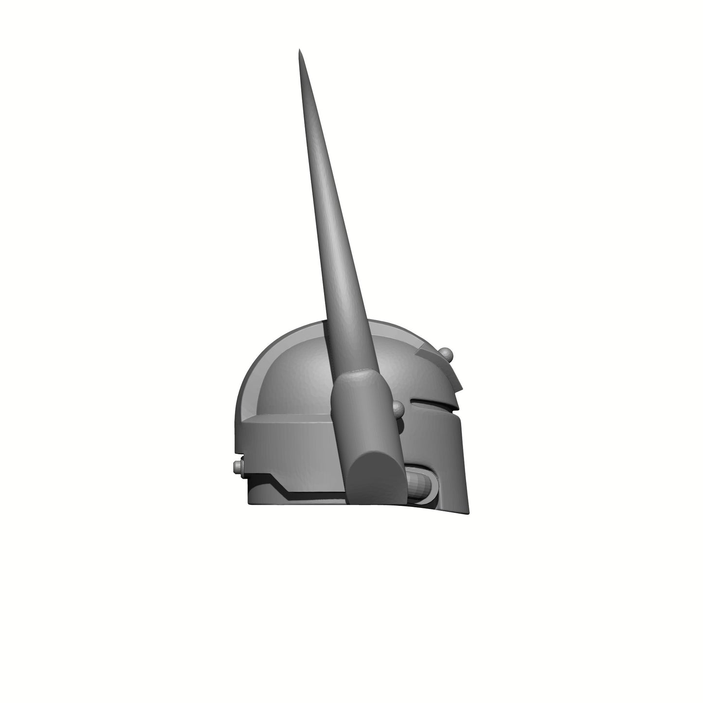 Space Crusader Helmet with Arrow and Horns for McFarlane Toys Space Marine Action Figures