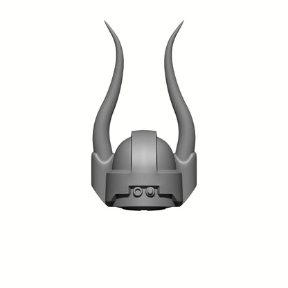 Space Crusader Helmet with Arrow and Horns for McFarlane Toys Space Marine Action Figures