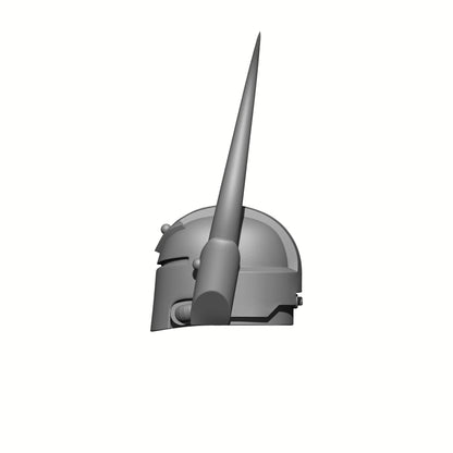 Space Crusader Helmet with Arrow and Horns for McFarlane Toys Space Marine Action Figures