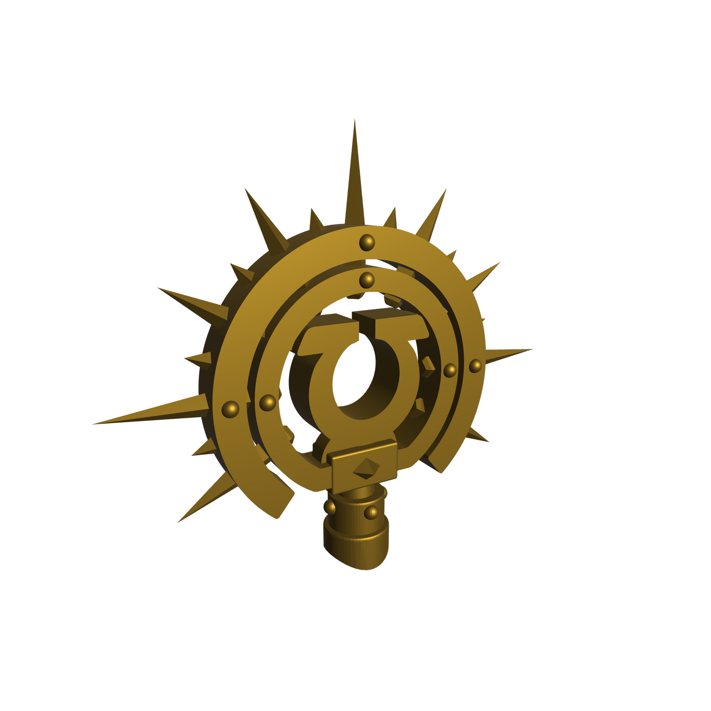 Ultramarine Legion Iron Halo for McFarlane Toys Loyalist Marine Action Figures Custom 1:12th Scale Part