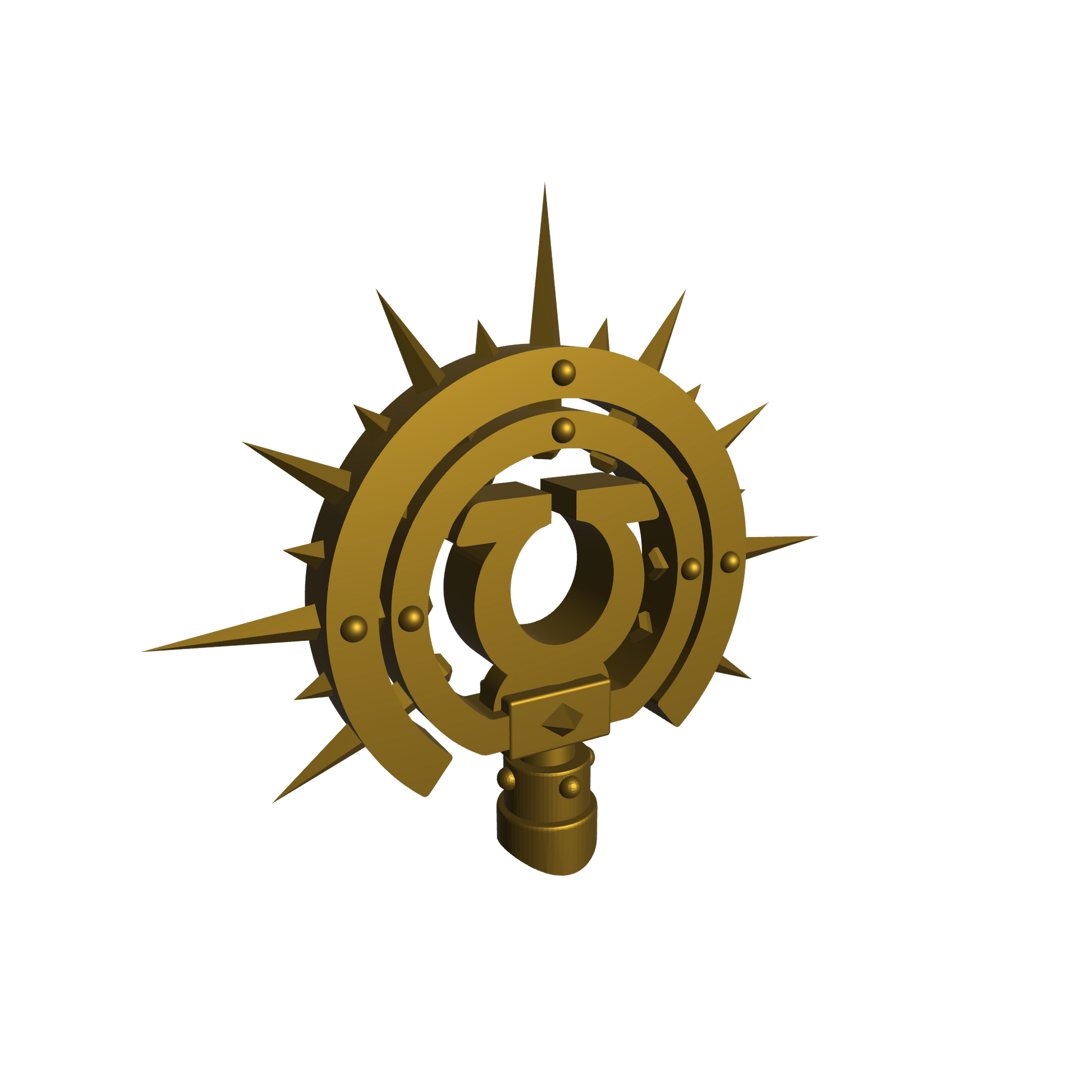 Ultramarine Legion Iron Halo for McFarlane Toys Loyalist Marine Action Figures Custom 1:12th Scale Part