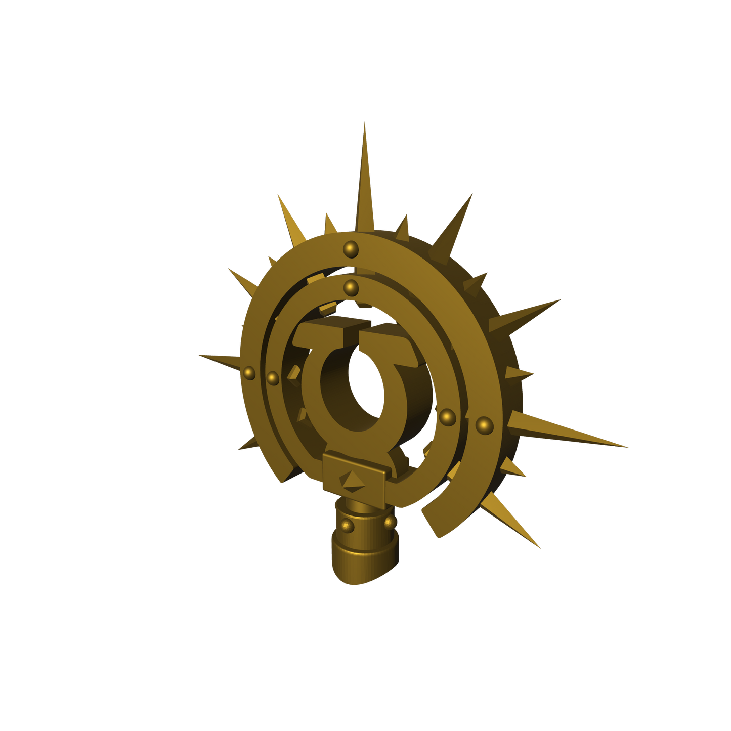 Ultramarine Legion Iron Halo for McFarlane Toys Loyalist Marine Action Figures Custom 1:12th Scale Part