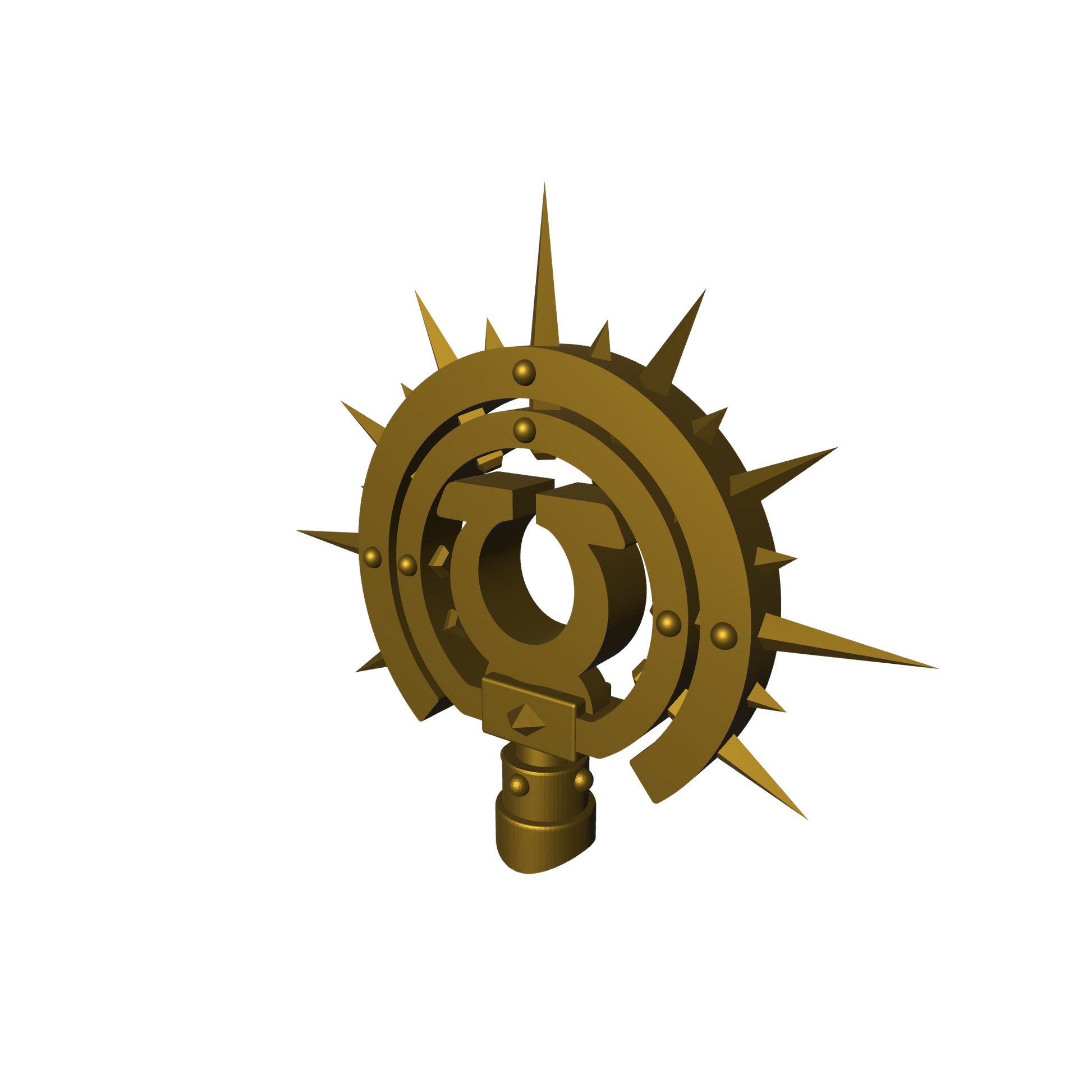Ultramarine Legion Iron Halo for McFarlane Toys Loyalist Marine Action Figures Custom 1:12th Scale Part