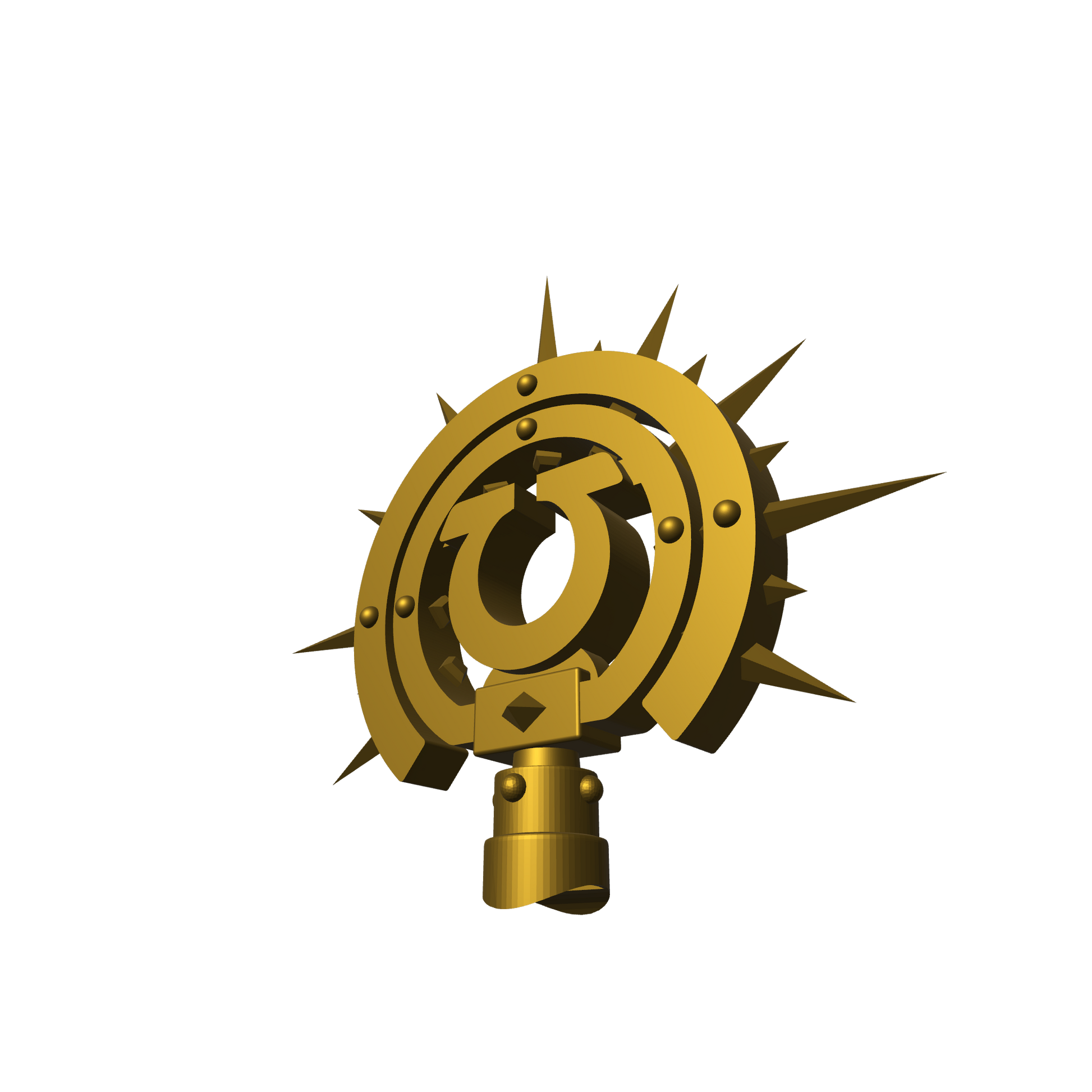 Ultramarine Legion Iron Halo for McFarlane Toys Loyalist Marine Action Figures Custom 1:12th Scale Part